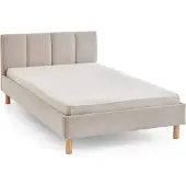 Meise Meubels Joker gestoffeerd bed met houten onderstel