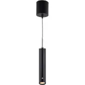 REV LED hanglamp op batterijen, uitschuifbaar van 37 tot 163 cm, zwart