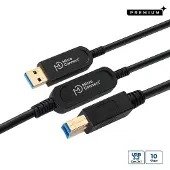 Microconnect Premium Optische USB 3.0 A-B Kabel - MICRO CONNECT - 10m - Gegevensoverdracht