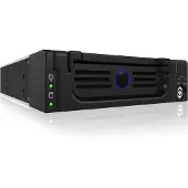 Icy Box Uithaalbare SATA-rack - ICY BOX - IB-138-SK-B-II - Zwart aluminium - 1 bay van 3,5 inch - SATA-interfaces