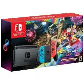 Nintendo Switch + Mario Kart 8 Deluxe, Switch, Zwart, Blauw, Rood, Analoge/digitale bediening, D-pad, Knopjes, LCD-scherm