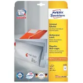 Avery 6175 - Weiß - Rechteck - 105 x 48 mm - A4 - Papier - Universal (6175)