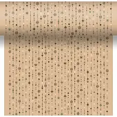 Duni 3-in-1 Tafelaankleding Naturel Yuletide Crème / Groen 40 X 480 Cm