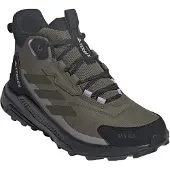 Adidas Terrex Anylander Mid wandelschoenen voor dames, waterdicht (Rain.Rdy), kleur: olijfgroen/donkergroen