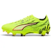 Puma Ultra 6 Ultimate FG Unleashed - Geel/Zwart/Gloeiend rood/Neon Dames