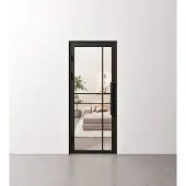 Barnwoodweb Stalen Deur met Glas - 6 vaks modern Standaard Maten
