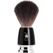 Muhle Rytmo Shaving Brush High-Grade Resin Black Synthetic Black Fibre