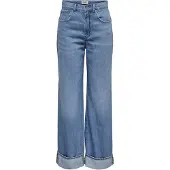 ONLY Onlhope ex hw wide fold up dnm pim blue denim
