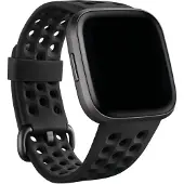 Fitbit Sport siliconen band voor de Versa / Versa 2 / Versa Lite - Maat S - Zwart