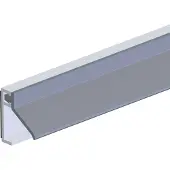 Ellen Tochtstrip Aib-3N-XL-Zk 300cm - Aluminium