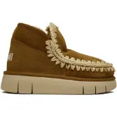 Mou Dames Laarzen Eskimo Bounce Sneaker - Cognac - Maat 40