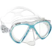 Mares Aquazone Panak Mid Carton Box Diving Mask Transparant,Blauw