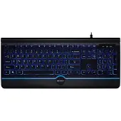 Tracer Ofis Pro USB Bedraad Toetsenbord met Blauwe Achtergrondverlichting - Qwerty - Zwart