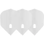 L-Style Champagne Flight Kami L3 Shape White - Dart Flights