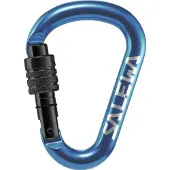 Salewa HMS Screw G2 Karabijnhaak Small, blauw 2023 Karabijnhaken