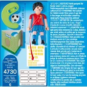 Playmobil Voetbalspeler Spanje/Joueur équipe Espagne