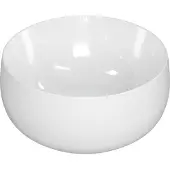 Ink Disko Opzetwastafel 40x18cm Keramiek - Glans Wit - 8718835039448 - Rond - Wastafels, Opzetwastafels
