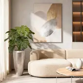 Maxifleur Kunstplanten Monstera deluxe kunstplant 75cm