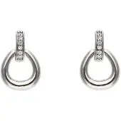 NAEMI Oorbellen zilver / transparant