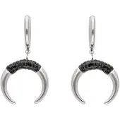 NAEMI Oorbellen zwart / zilver