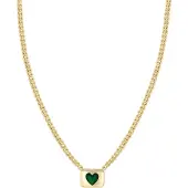 NAEMI Ketting goud / groen