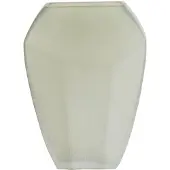 Light & Living VIONNA vaas van glas olijf groen 25x12.5x33.5 cm