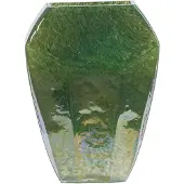 Light & Living VIONNA vaas glas donker groen luster 25x12.5x33.5 cm