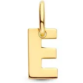 The Jewelry Collection Geelgouden Hanger letter E 4023456