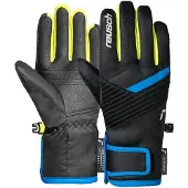 Reusch Sporthandschoenen 'Dan' blauw / geel / zwart / wit