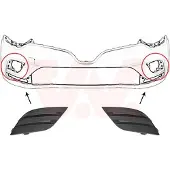 VAN WEZEL 4420597 Ventilatiegrille, bumper
