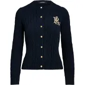 Ralph Lauren Gebreid vest marine