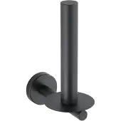 Wenko Reserverolhouder Bosio RVS zwart mat - Toiletrolhouder - Toiletpapier houder - WC Rolhouder