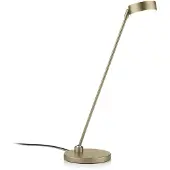 Knapstein Tafellamp Yori, dimbaar, brons / oud-messing, Woon-/ Eetkamer, metaal, Modern, Tafellamp