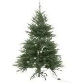J-Line kerstboom 600 Led - kunststof - groen - small