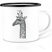Ligarti Mok emaille - good view / giraffe en prairiehond -