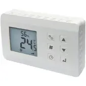 2Heat hygrostaat en thermostaat met fan aansturing, opbouw, 230V Optima DHT