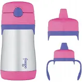 Thermos Foogo Kinder Drinkfles met Rietje & Set - 290ml