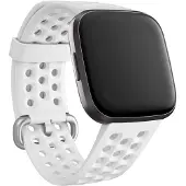 Fitbit Versa 2 Sport Siliconen Horlogeband Wit L