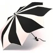 Pierre Cardin Easymatic Paraplu Sunfower Zwart-Wit