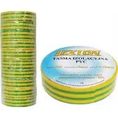 Lexton 2x Isolatietape PVC Groen-Geel 19mm x 25m