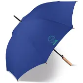 Happy Rain Lange Automatische Paraplu Blauw - Windbestendig