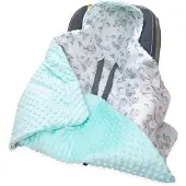 Kerstin babydeken voor autostoel, draagzak en kinderwagen