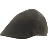 Faustmann Waxpet Flatcap gewaxte katoenen pet bruin maat 56