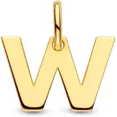 The Jewelry Collection Geelgouden Hanger letter W 4023474