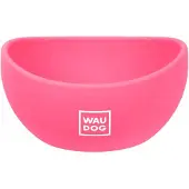 Waudog Siliconen voerbak 250 ml - Roze, Opvouwbaar