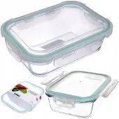 Orion Hermetische Glazen Voedselcontainer 1L - Lunchbox & Bewaarbak