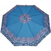 Parasol Automatische Paraplu "Turquoise Schilderijen" - Winddicht & Opvouwbaar
