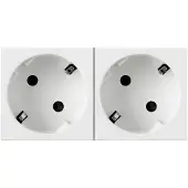 GGK GmbH & Co.KG Mozaïek Wandstopcontact (WCD schakelmateriaal) (Europese Stekkerdoos) - 077252