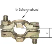 Tameson Gietijzer Veiligheid-Slangklem 28-32 mm Compressor Klauwkoppeling DIN 20039B [2 Stuks]