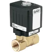 Burkert Magneetventiel Rc1'' NC Messing NBR 0-10bar/145psi 230VAC Anti-Waterslag 6213 251040